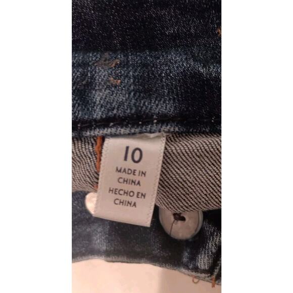 Seven 7 Jeans Women's 10 Blue Straight Slim Fit High-Rise Med Wash 30 X 29 - Picture 6 of 8